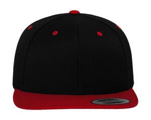 Classics 6089MT - Gorra dos tonos Snapback Negro / Rojo