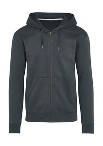 SG Signature SGS290 - Sudadera capucha cremallera sin etiquetas Unisex Charcoal