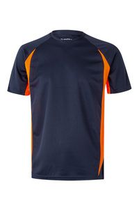 Velilla 105501 - CAMISETA TÉCNICA BICOLOR NAVY BLUE/HI-VIS ORANGE