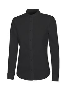 Velilla 405015S - CAMISA STRETCH ML MUJER Black