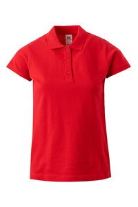 Mukua PS200WC - POLO MANGA CORTA MUJER Red