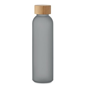 GiftRetail MO2105 - ABE Botella vidrio esmerilado 500 m transparent grey