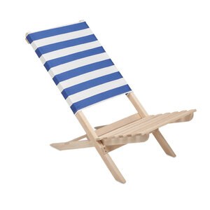 GiftRetail MO6996 - MARINERO Silla de playa plegable White/Blue