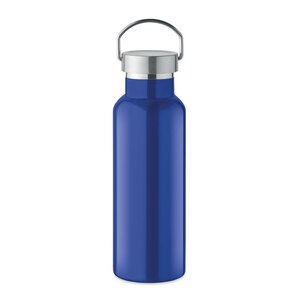 GiftRetail MO2107 - FLORENCE Botella doble pared 500 ml Azul