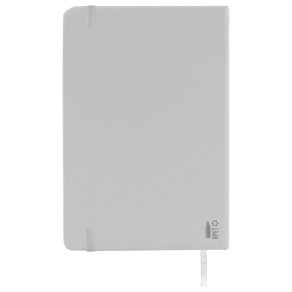 EgotierPro 53560 - Cuaderno A5 RPET con 80 Hojas Rayadas y Elástico THELUJI