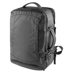 EgotierPro 53579 - Mochila Impermeable 600D con Compartimento para Zapatos y Ordenador HAERE Negro