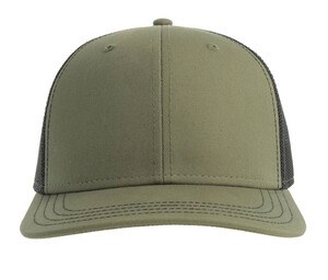 ATLANTIS HEADWEAR AT256 - Gorra de estilo camionero Olive / Black