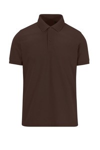 B&C CGPU428 - MY ECO POLO 65/35 manga corta Hombre Roasted Cofee