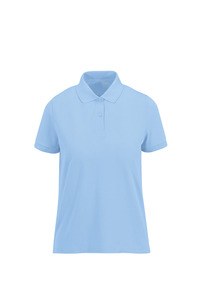 B&C CGPW465 - MY ECO POLO 65/35 manga corta Mujer Lotus Blue