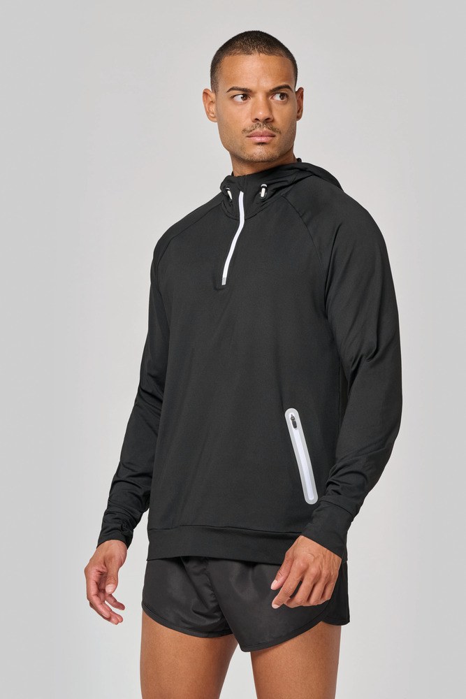 Proact PA360 - Sudadera con capucha deportiva de 1/4 cremallera