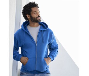 Gildan GN960 - Sudadera con capucha y cremallera grande para hombre