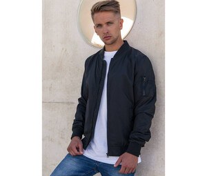 Build Your Brand BY045 - Chaqueta bomber para hombre