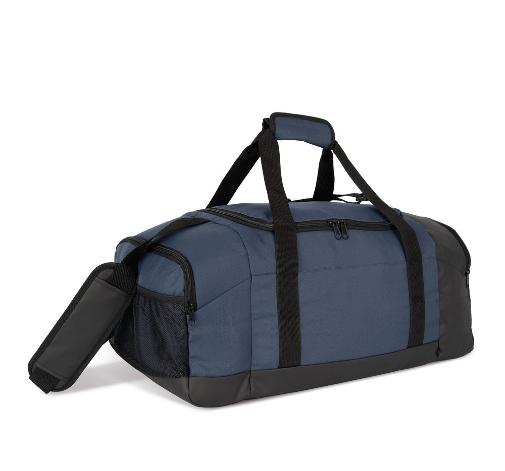 Kimood KI0650 - Bolsa de deporte en material reciclado con doble compartimento lateral