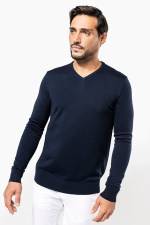 Kariban Premium PK910 - Jersey lana merina cuello de pico hombre