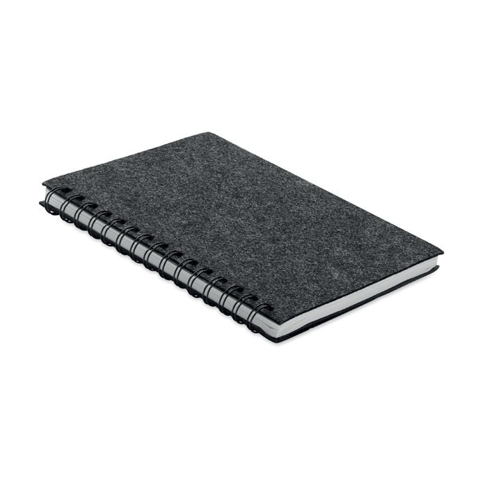 GiftRetail MO6964 - RINGFELT Libreta A5 RPET tapa fieltro