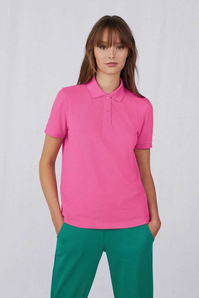 B&C CGPW465 - MY ECO POLO 65/35 manga corta Mujer