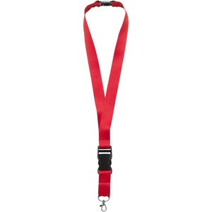 GiftRetail 102130 - Lanyard con hebilla separable y clip de seguridad "Yogi"