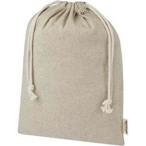 GiftRetail 120672 - Bolsa de regalo grande de 4 l de algodón reciclado GRS de 150 g/m² "Pheebs"